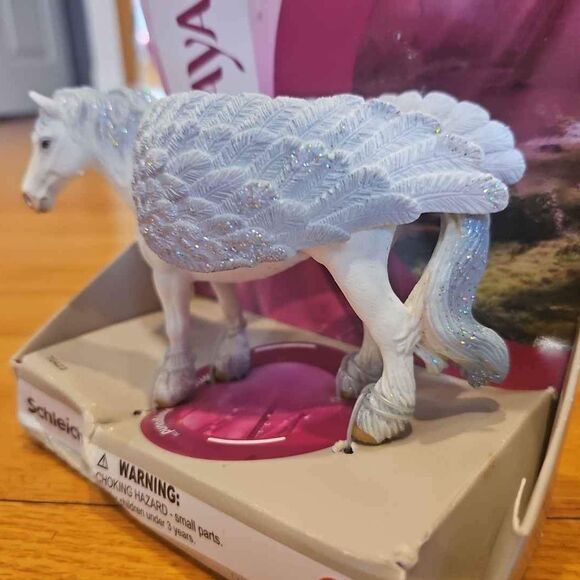 Schleich Fantasy Figure Bayala Pegasus Stehend Glitter Version Retired Rare Box - Picture 4 of 7